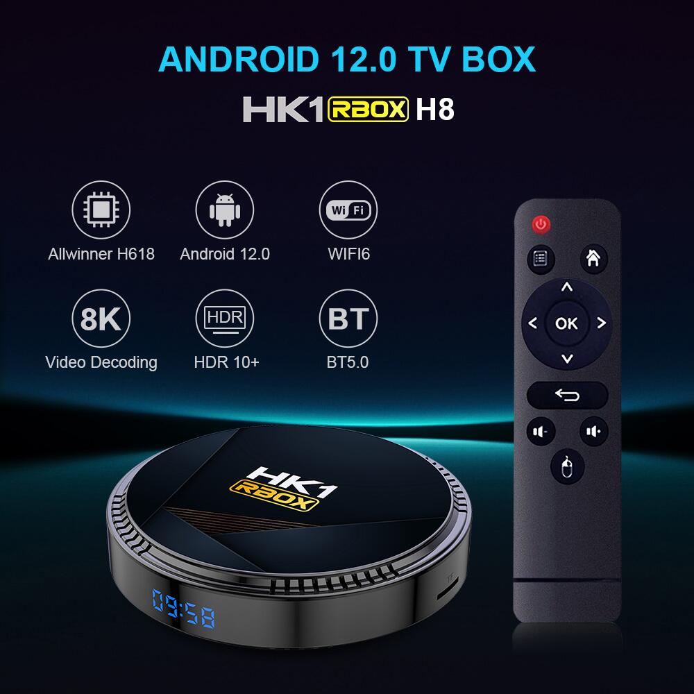 Choose HK1 RBOX H8 Allwinner H618 android tv box for Unparalleled Performance