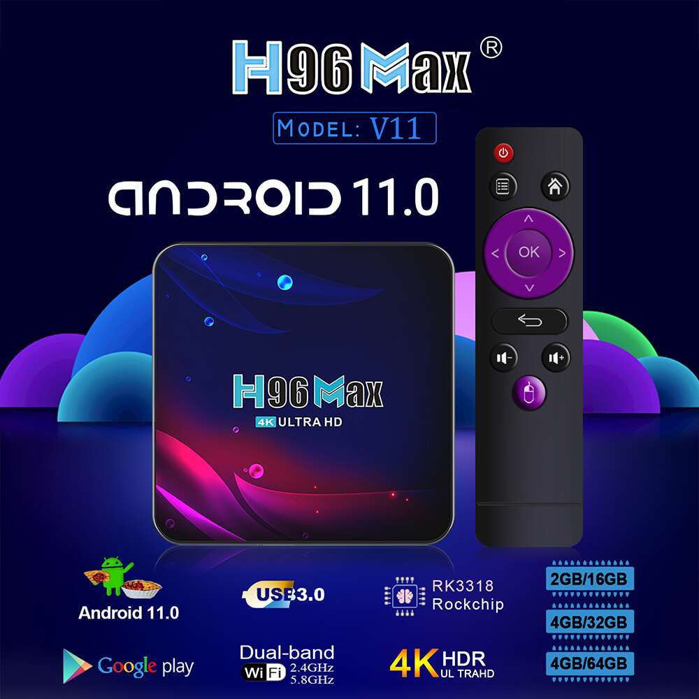 H96 Max V11 RockChip RK3318 smart tv box: China-Made Entertainment Gems