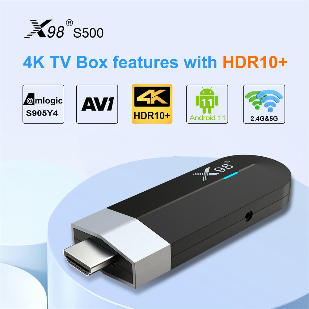 X98-S500 Amlogic S905y4 android tv stick: Customized Entertainment Treasures