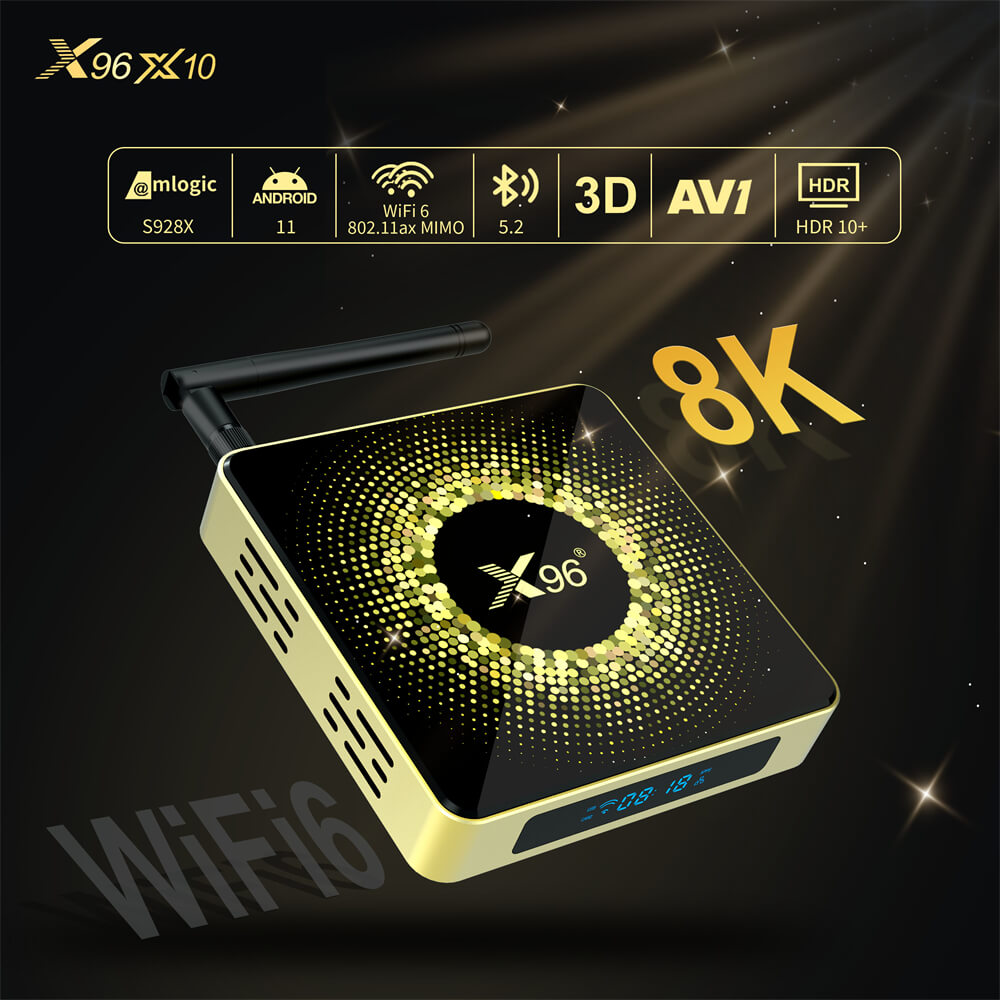 X96 X10 Amlogic S928X streaming player: Customized Entertainment Legends